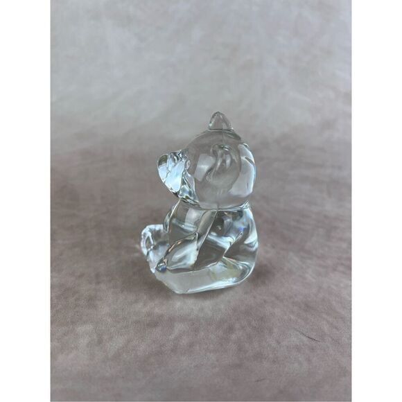 Vintage Princess House Crystal Bear Paperweight - Picture 5 of 7